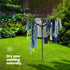 4-Arm Rotary Clothes Airer - Black